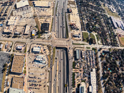 I-820 at Rufe Snow Dr. looking east