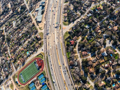  I-820 at Holiday Ln. looking east