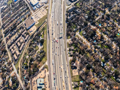 I-820 between Holiday Ln. and Texas Blvd. 26 looking east