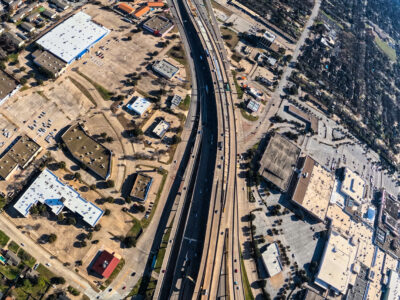 SH 121/183 at Bedford Euless Rd. looking east