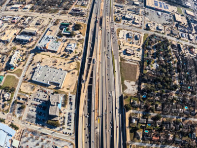 SH 121/183 between Bedford Euless Rd. and Precinct Line Rd. looking east