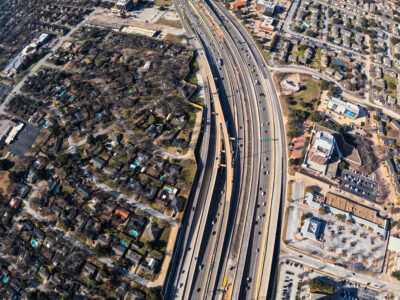SH 121/183 between Precinct Line Rd. and Bedford Euless Rd. looking west