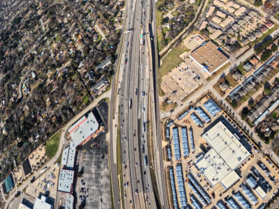 I-820 just west of Texas Blvd. 26 looking west