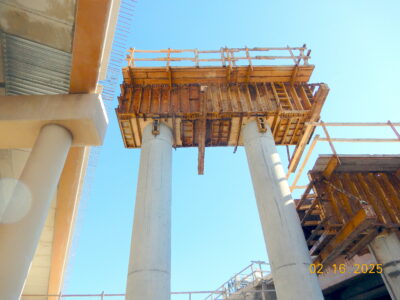 work on Bedford Rd. at SH 121/183