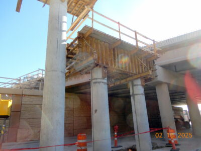 work on Bedford Rd. at SH 121/183