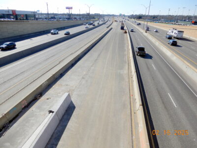 work on SH 121/183 between Brown Trail and Norwood Dr. 