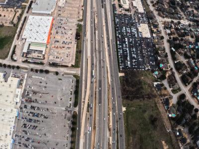  I-820 between Iron Horse Blvd. and Rufe Snow Dr. looking east 
