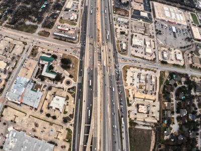  SH 121/183 at Precinct Line Rd. looking east 