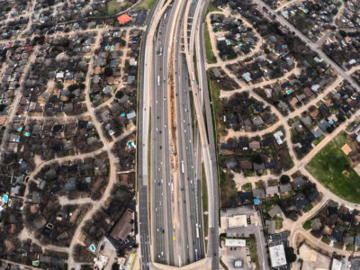 SH 121/183 between Brown Trail and Bedford Rd. looking east 