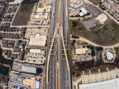 SH 183 between Industrial Blvd. (FM 157) and Westpark Way looking west