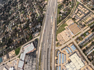 I-820 just west of Texas Blvd. 26 looking west