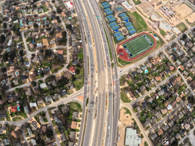  I-820 at Holiday Ln. looking west