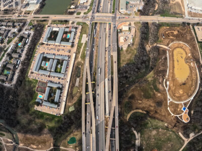 I-820 just east of Denton Hwy. 377 looking west 