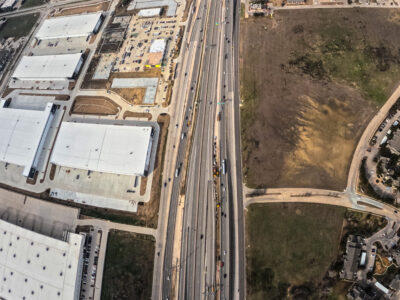  I-820 between Haltom Rd. and Beach St. looking west 