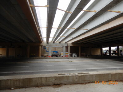 work on Central Dr. at SH 121/183