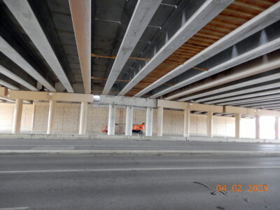 work on Forest Ridge Dr. at SH 121/183