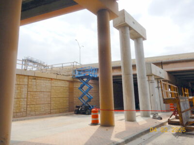 work on Forest Ridge Dr. at SH 121/183