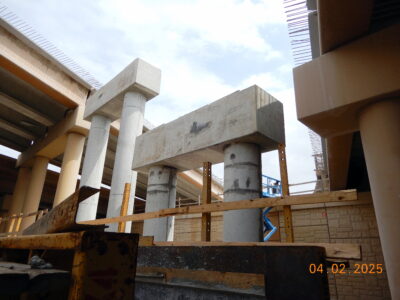 work on Bedford Rd. at SH 121/183