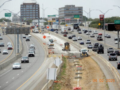 work on SH 121/183 between Hurstview Dr. and Precinct Line Rd. 