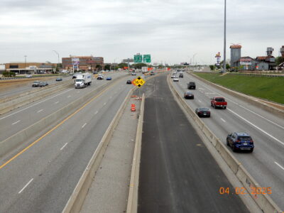 6205 – work on I-820 between Rufe Snow Dr. and Holiday Ln. looking east 