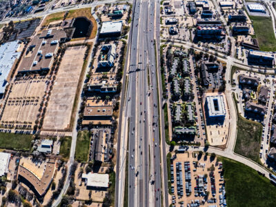 I-820 between Riverside Dr. and Beach St. looking east