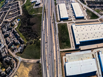  I-820 between Beach St. and Haltom Rd. looking east