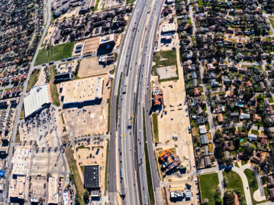  I-820 between Rufe Snow Dr. and Holiday Ln. looking east