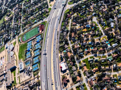  I-820 at Holiday Ln. looking east 