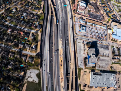 SH 121/183 between Precinct Line Rd. and Bedford Euless Rd. looking west
