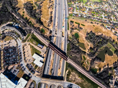 I-820 just west of Iron Horse Blvd. looking west
