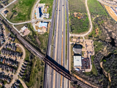  I-820 between Denton Hwy. 377 and Haltom Rd. looking west