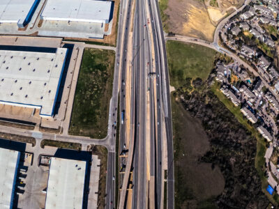  I-820 between Haltom Rd. and Beach St. looking west