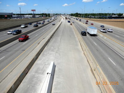 SH 121/183 between Brown Trail and Norwood Dr. 