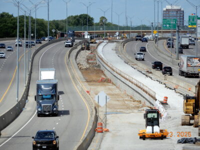 SH 121/183 between Brown Trail and Norwood Dr. 