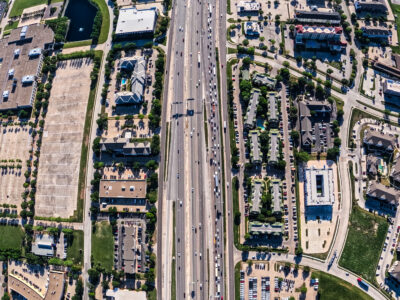 I-820 between Riverside Dr. and Beach St. looking east