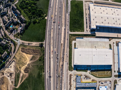  I-820 between Beach St. and Haltom Rd. looking east
