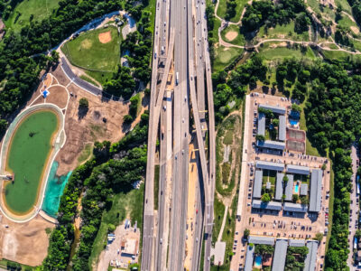  I-820 between Denton Hwy. 377 and Iron Horse Blvd. looking east