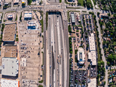 I-820 at Rufe Snow Dr. looking east