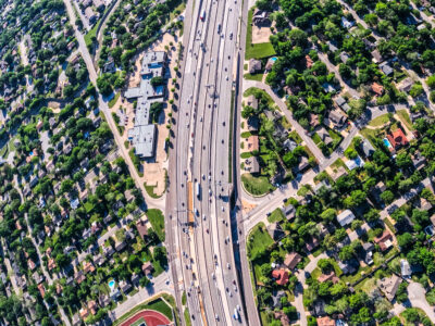  I-820 at Holiday Ln. looking east