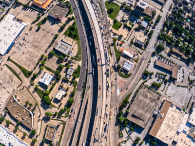 SH 121/183 at Bedford Euless Rd. looking east