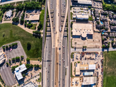 SH 183 between Westpark Way and Industrial Blvd. (FM 157) looking east