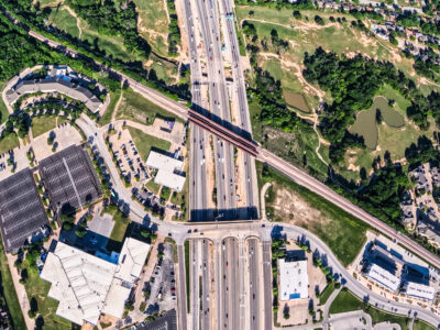 I-820 at Iron Horse Blvd. looking west