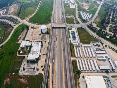 I-820 at Haltom Rd. looking east