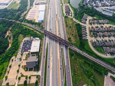  I-820 between Haltom Rd. and Denton Hwy. 377 looking east