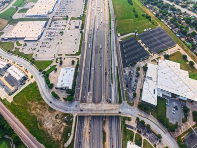  I-820 at Iron Horse Blvd. looking east