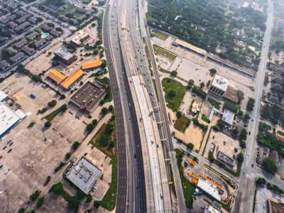 SH 121/183 at Bedford Euless Rd. looking east