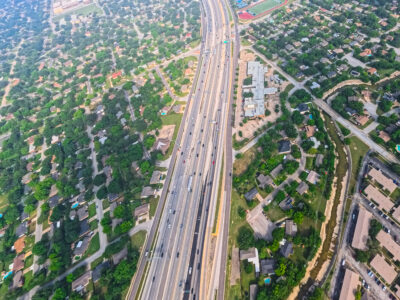 I-820 west of Texas Blvd. 26 looking west