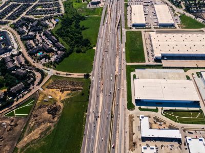  I-820 between Beach St. and Haltom Rd. looking east