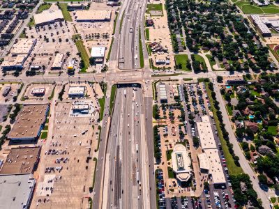 I-820 at Rufe Snow Dr. looking east