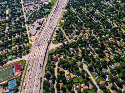  I-820 at Holiday Ln. looking east